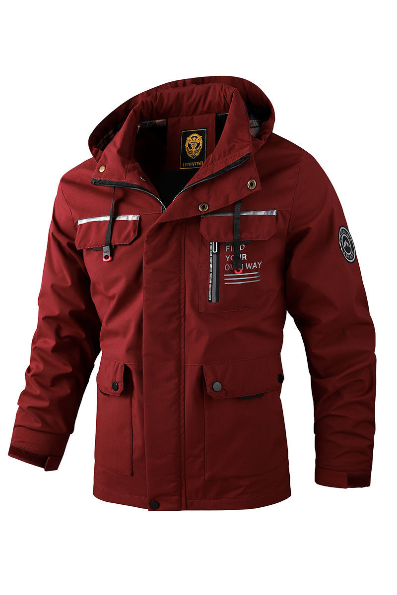 Men's Hooded Softshell Windbreaker - view 7