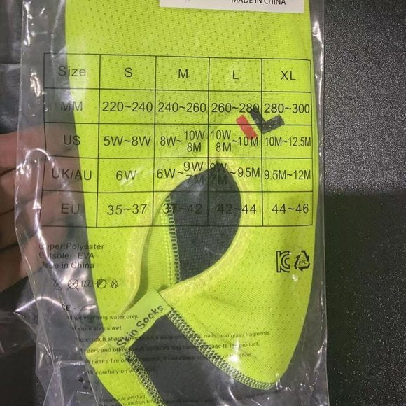 Unisex Summer Water Shoes Quick Dry Barefoot Slip-On Aqua