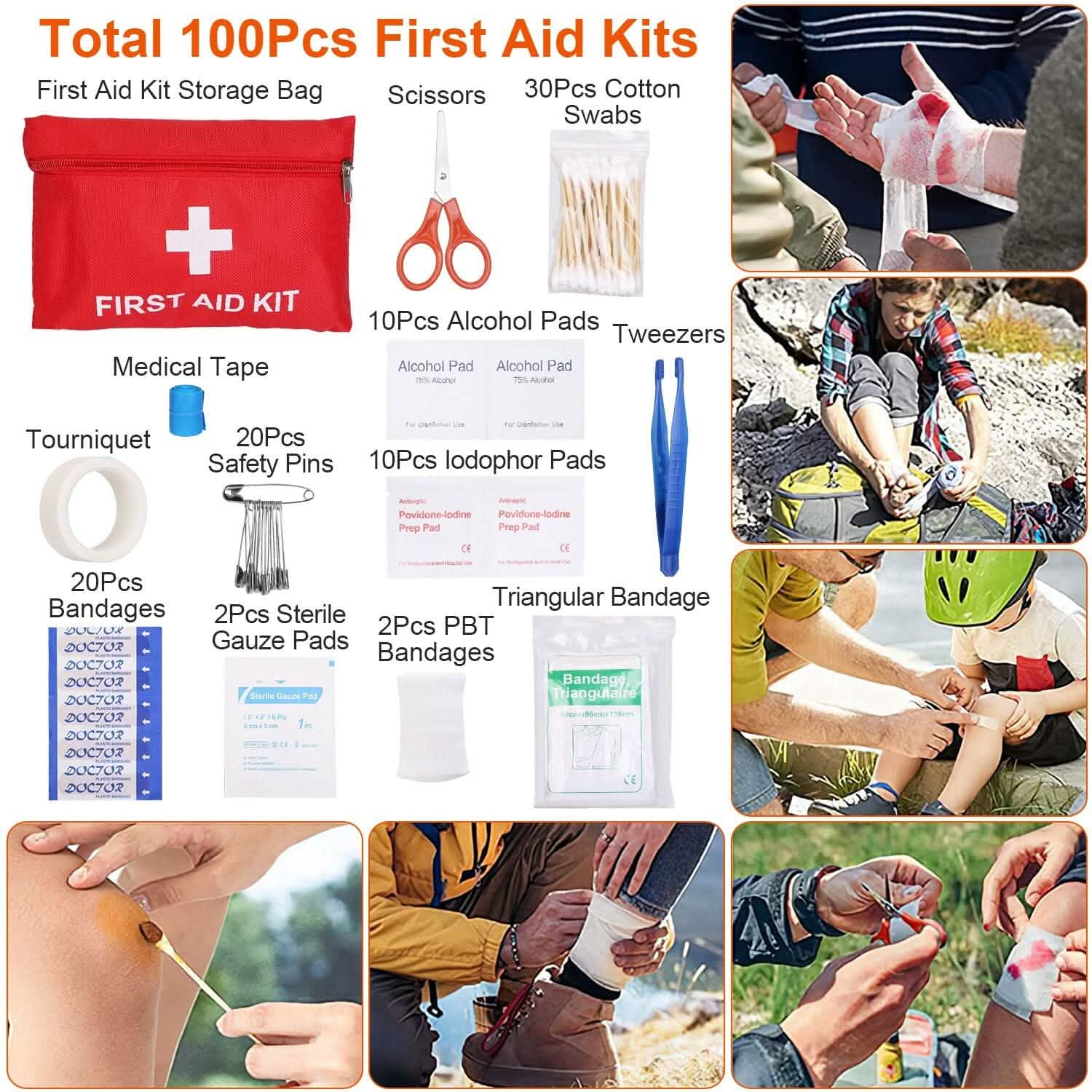 125-Piece Emergency Survival Kit - view 11