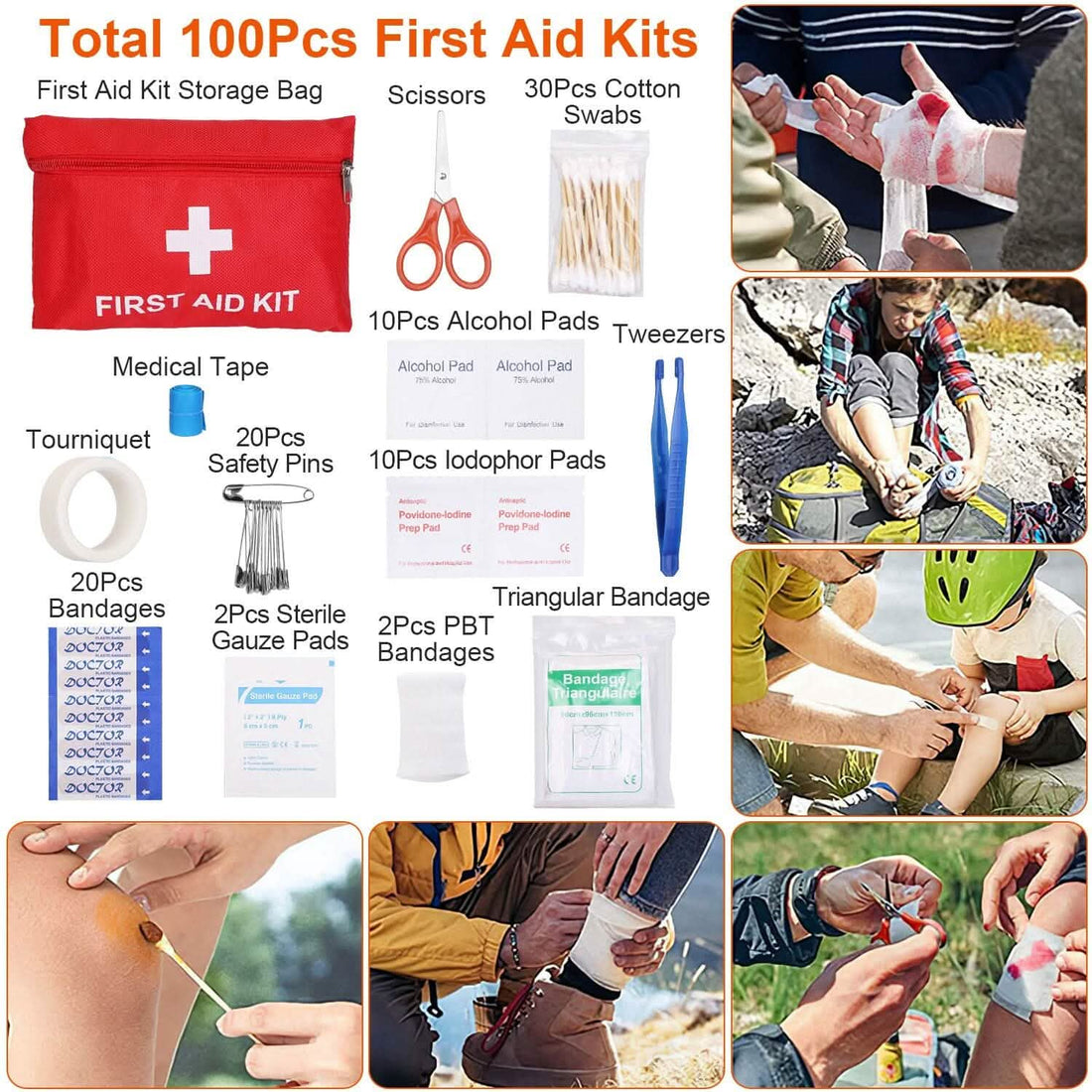 125-Piece Emergency Survival Kit - view 11