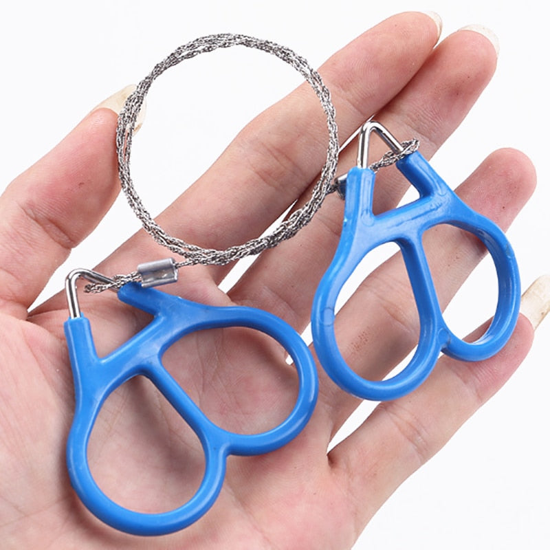 Portable Hand Chain Saw Steel Wire Survival Camping Cutting Tool