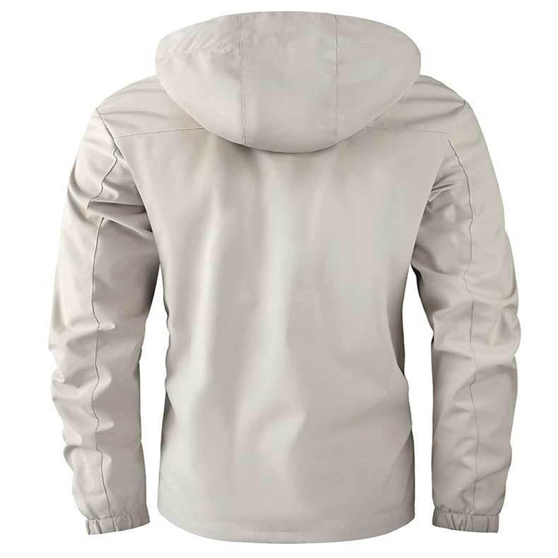 Men's Hooded Parka — Windproof Multi-Pocket - view 4
