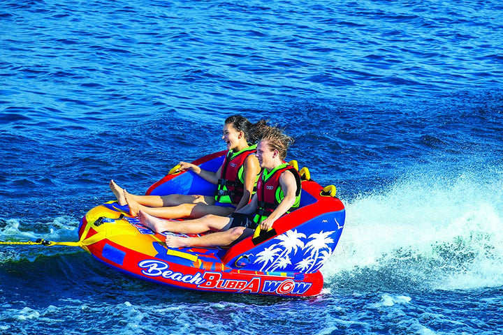 Beach Bubba 2 Person Towable Inflatable Watersports Tube Ride