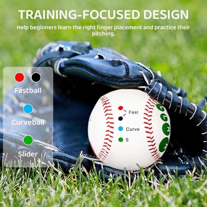9 Inch Training Baseball Finger Placement Markers Pitching Practice Aid