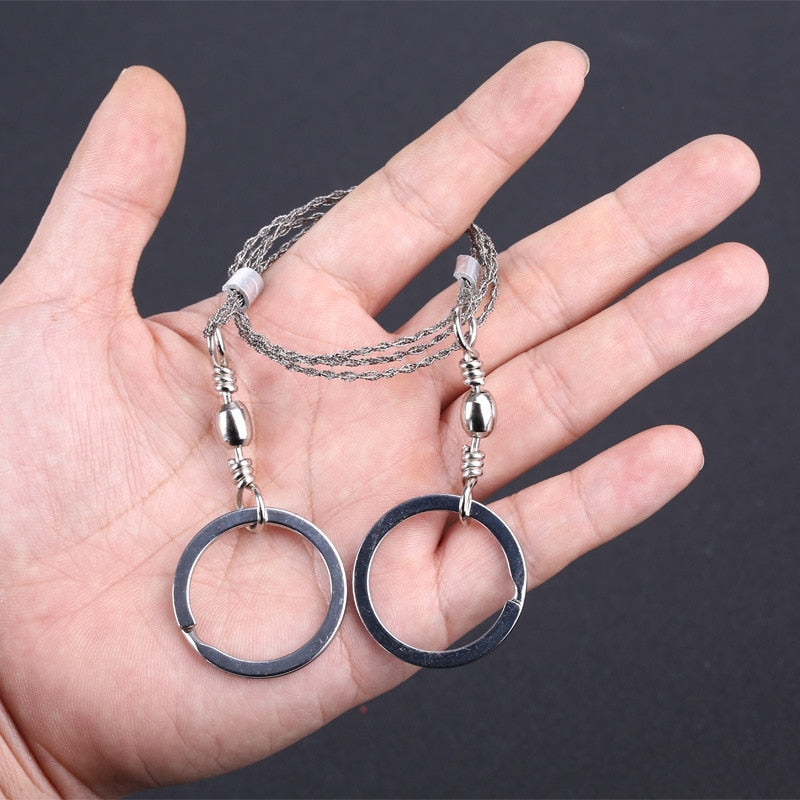 Portable Hand Chain Saw Steel Wire Survival Camping Cutting Tool