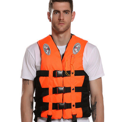 Adult Life Jacket Buoyant Oxford Cloth Fishing Outdoor Safety Vest