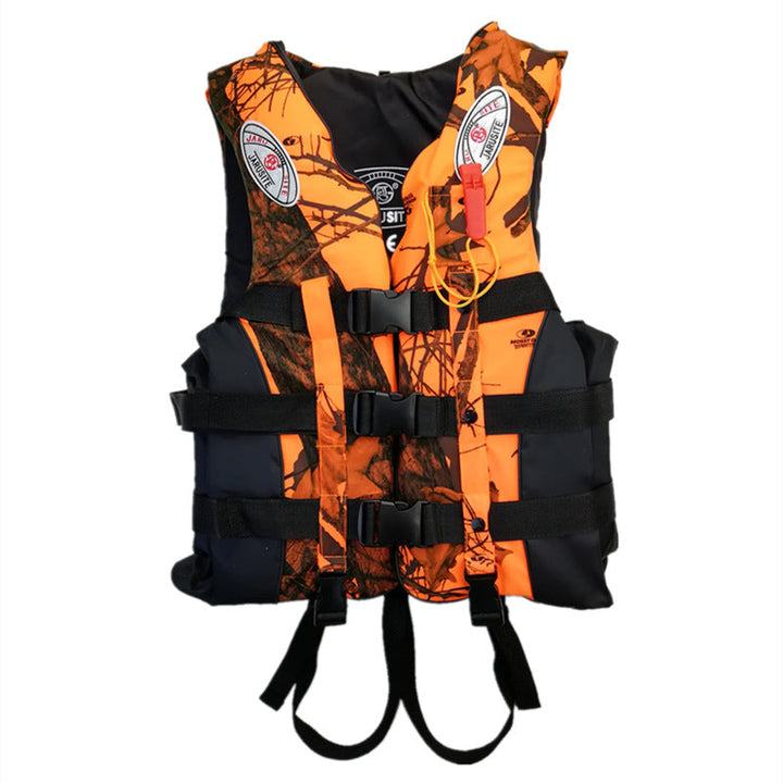 Adult Life Jacket Buoyant Oxford Cloth Fishing Outdoor Safety Vest