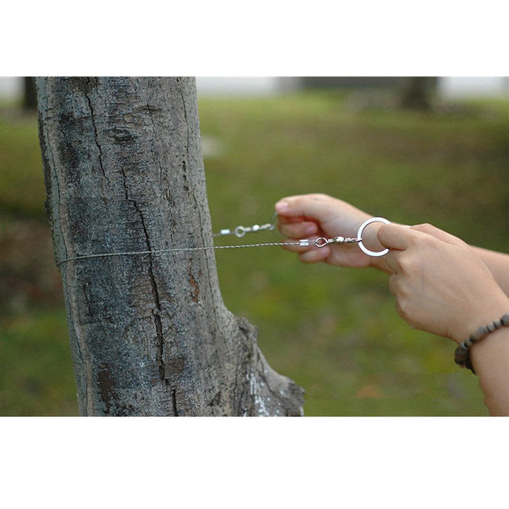 Portable Hand Chain Saw Steel Wire Survival Camping Cutting Tool