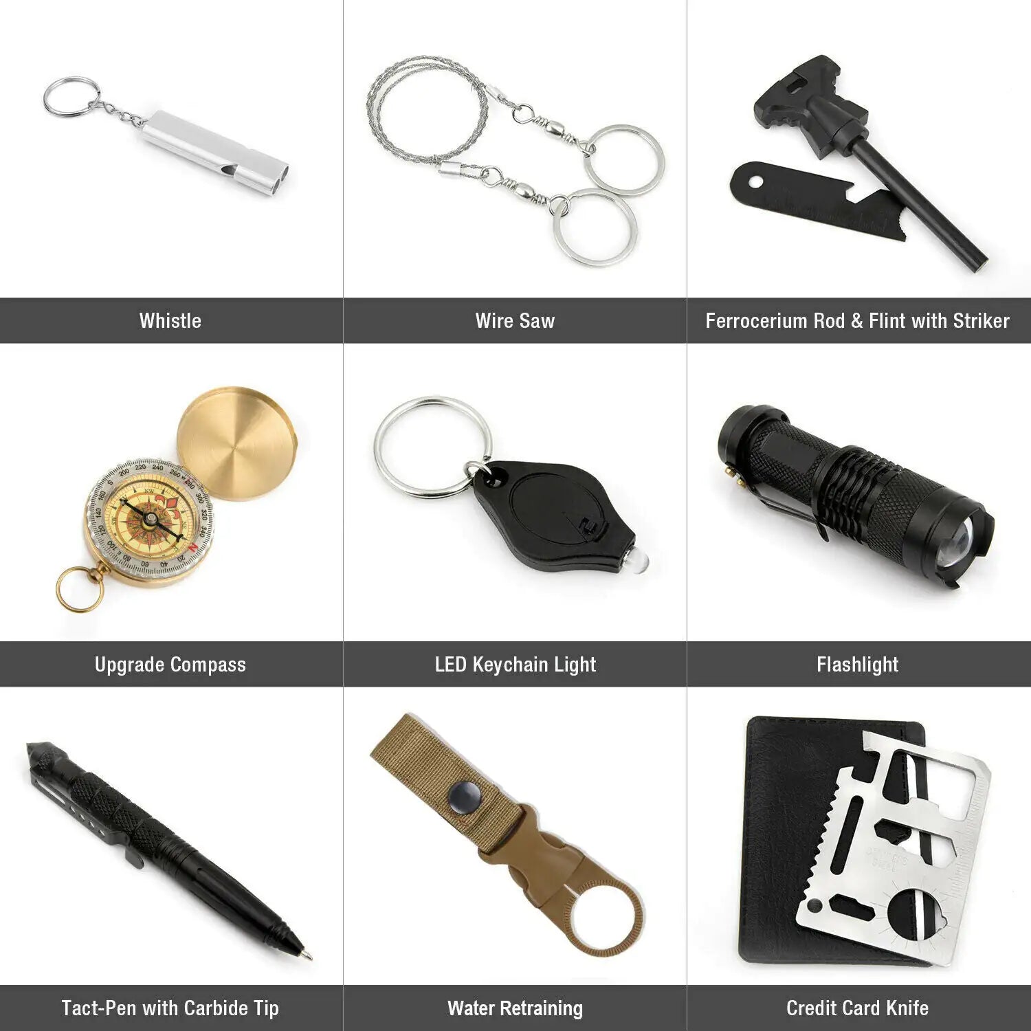 14-in-1 Emergency Survival Gear Kit - view 3