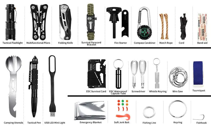60-in-1 Emergency Survival Gear Kit - view 5