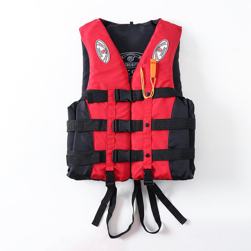 Adult Life Jacket Buoyant Oxford Cloth Fishing Outdoor Safety Vest