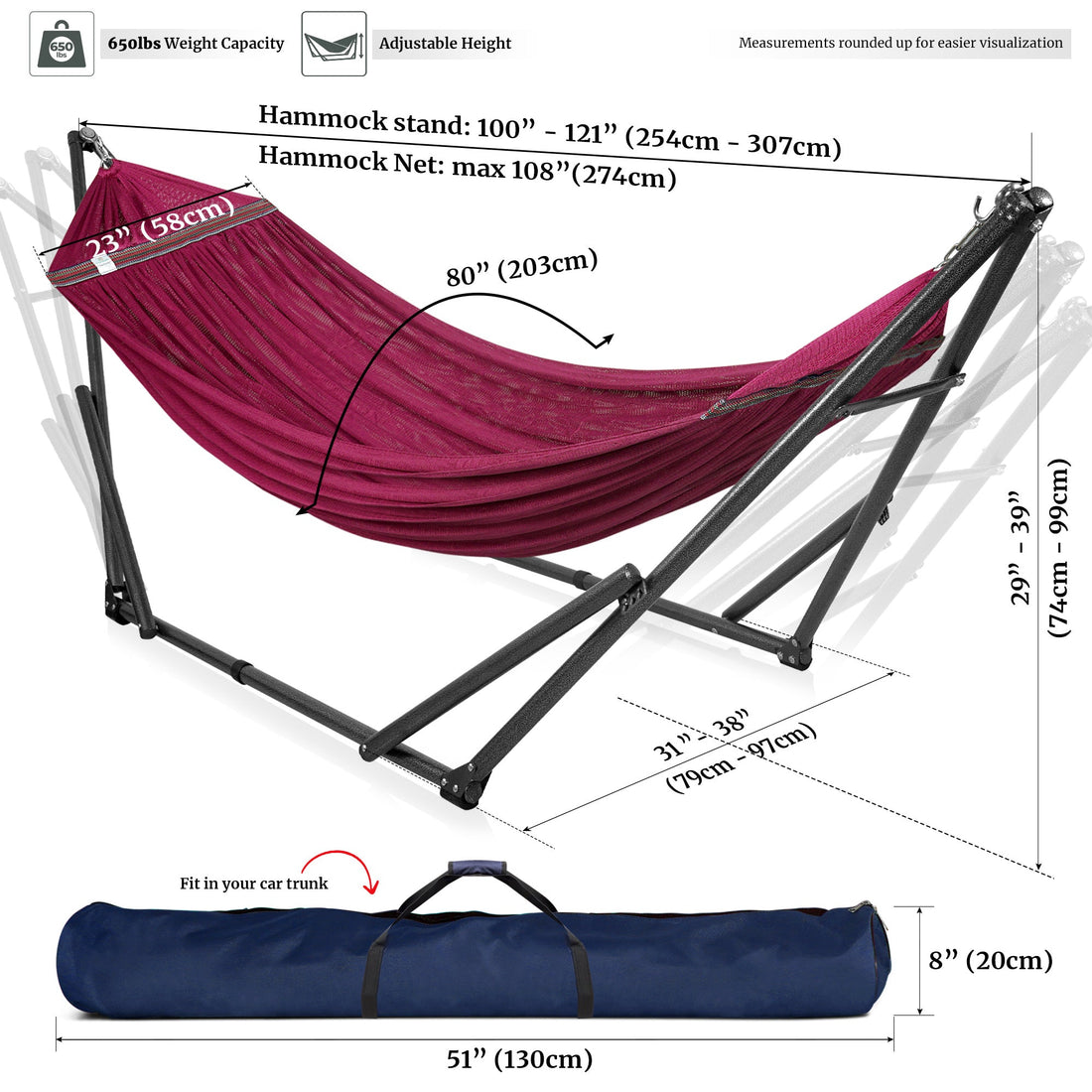 Hammock with Stand — Full Set - view 75