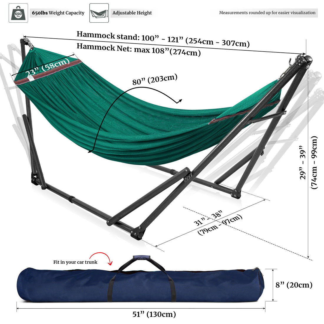 Hammock with Stand — Full Set - view 48