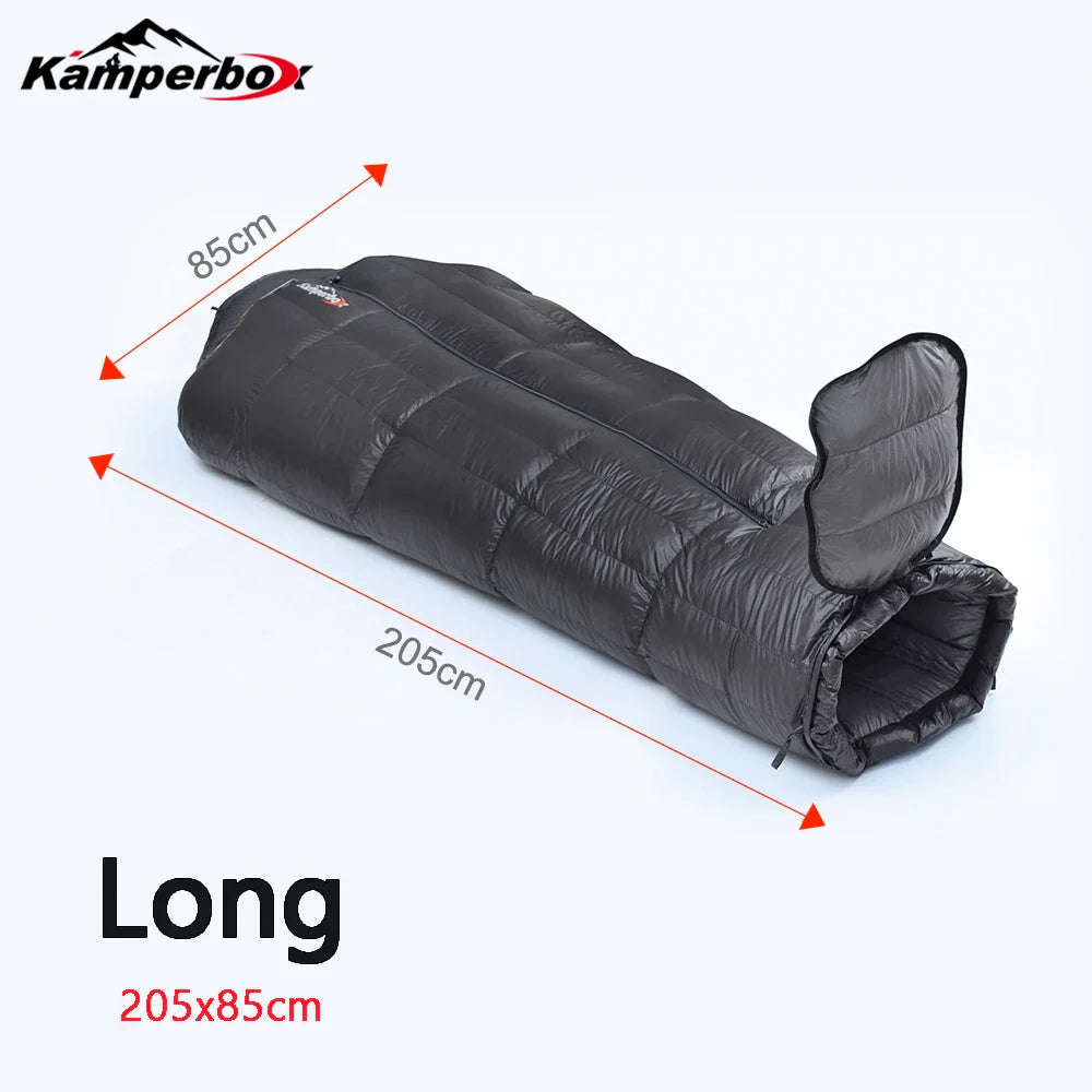 Ultralight Winter Down Sleeping Bag - detail shot