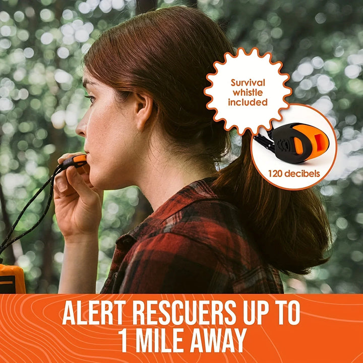 Portable Waterproof Emergency Sleeping Bag Thermal Mylar Survival Sack