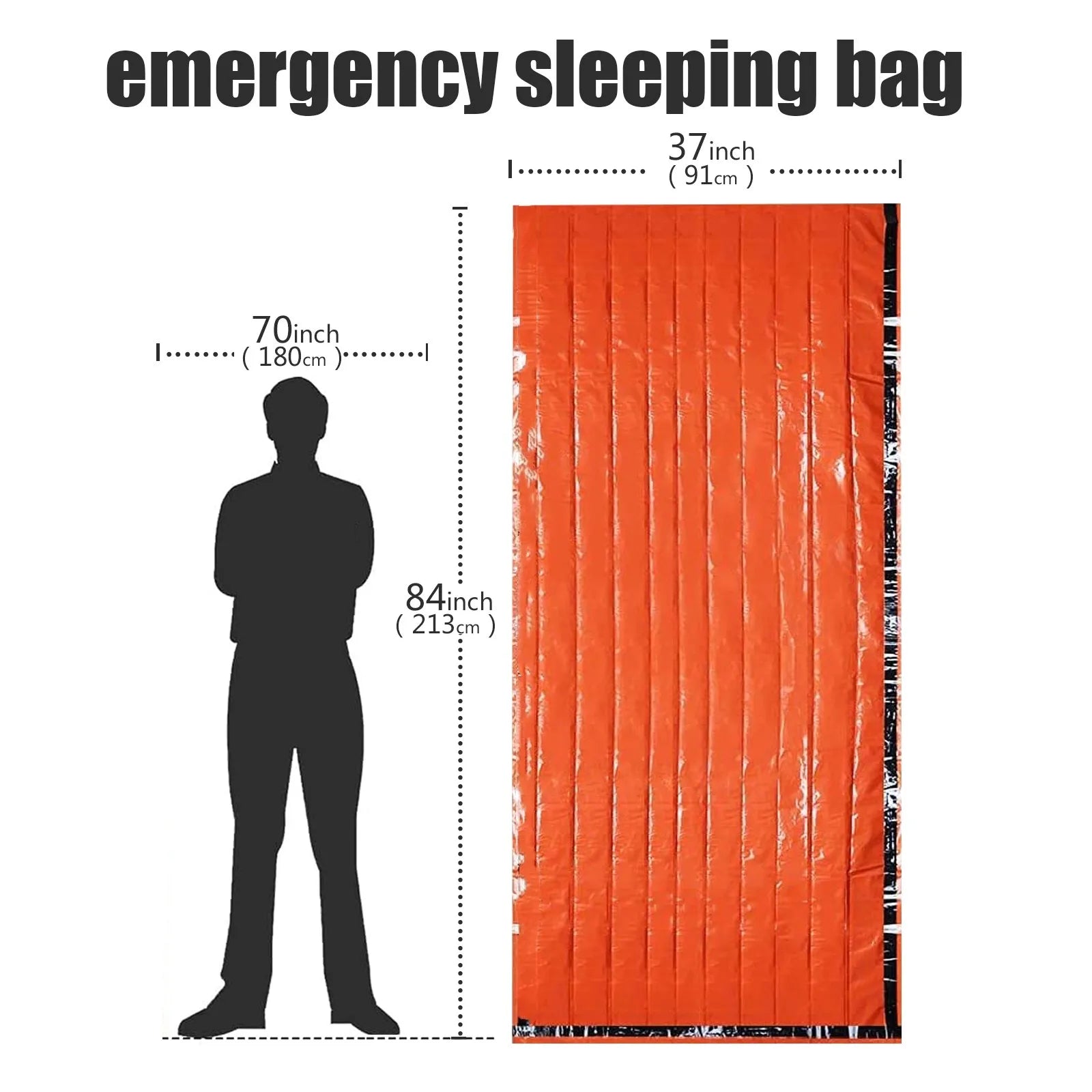 Thermal Mylar Emergency Sleeping Bag - view 5