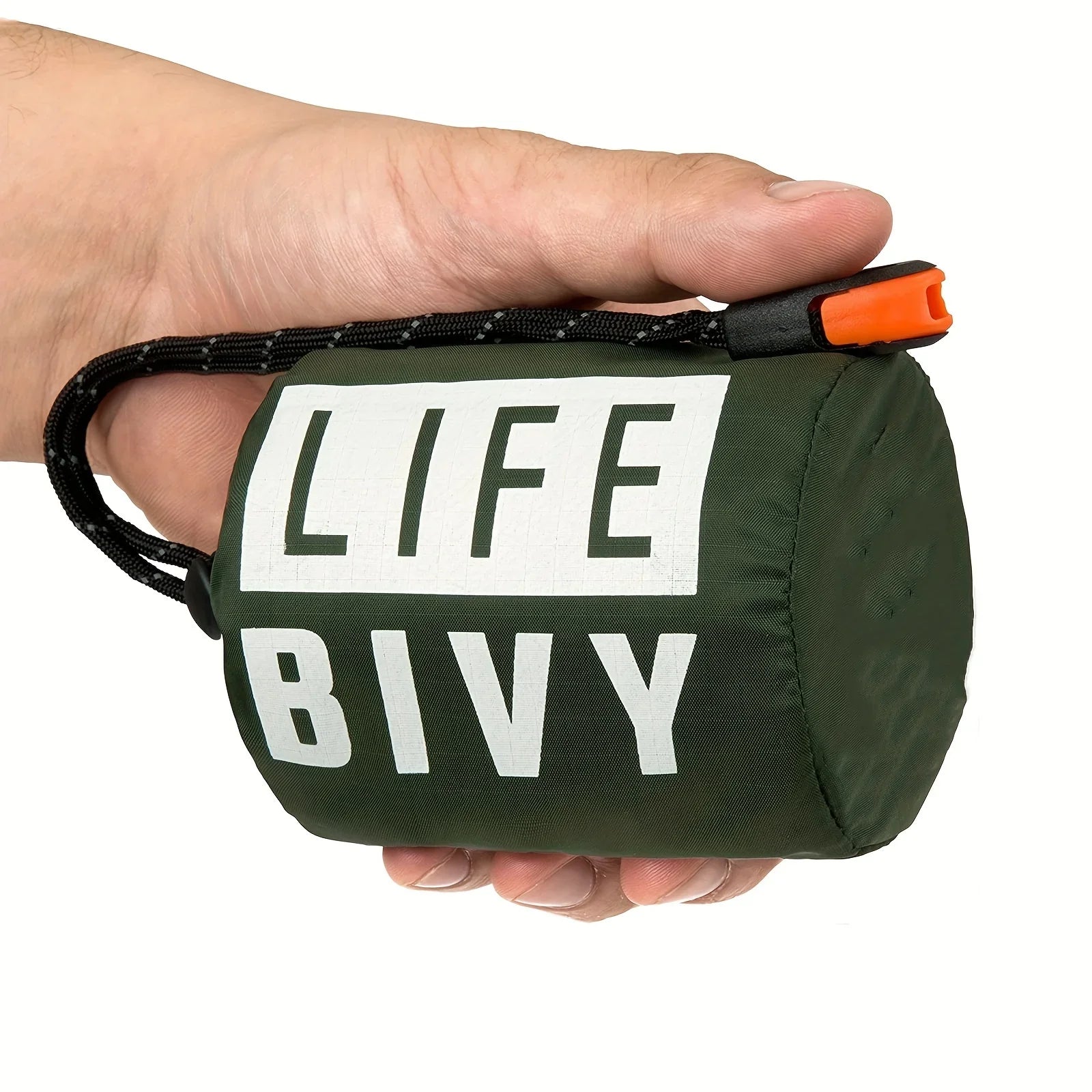 Thermal Mylar Emergency Sleeping Bag - detail shot