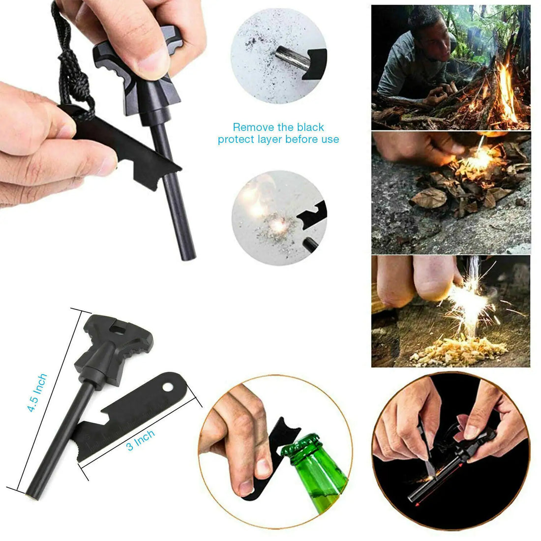14-in-1 Emergency Survival Gear Kit - view 10