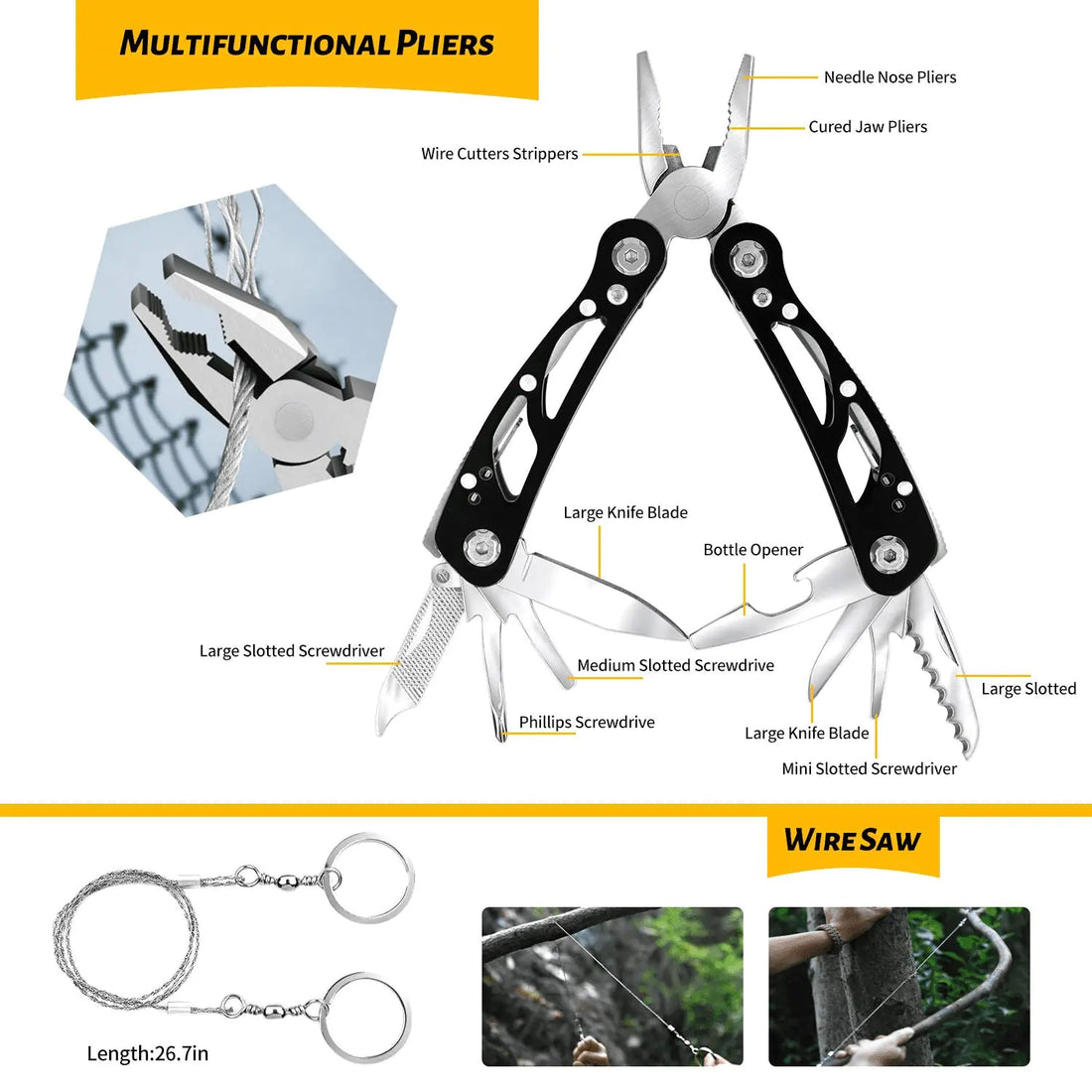 60-in-1 Emergency Survival Gear Kit - view 3