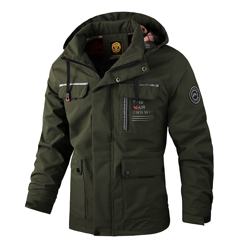 Men's Hooded Softshell Windbreaker - view 9