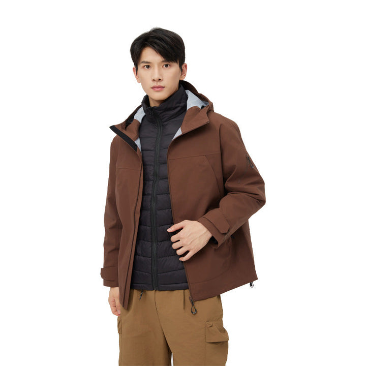 Mountain Hard Shell Jacket Waterproof Windproof Breathable Mountaineering Gear