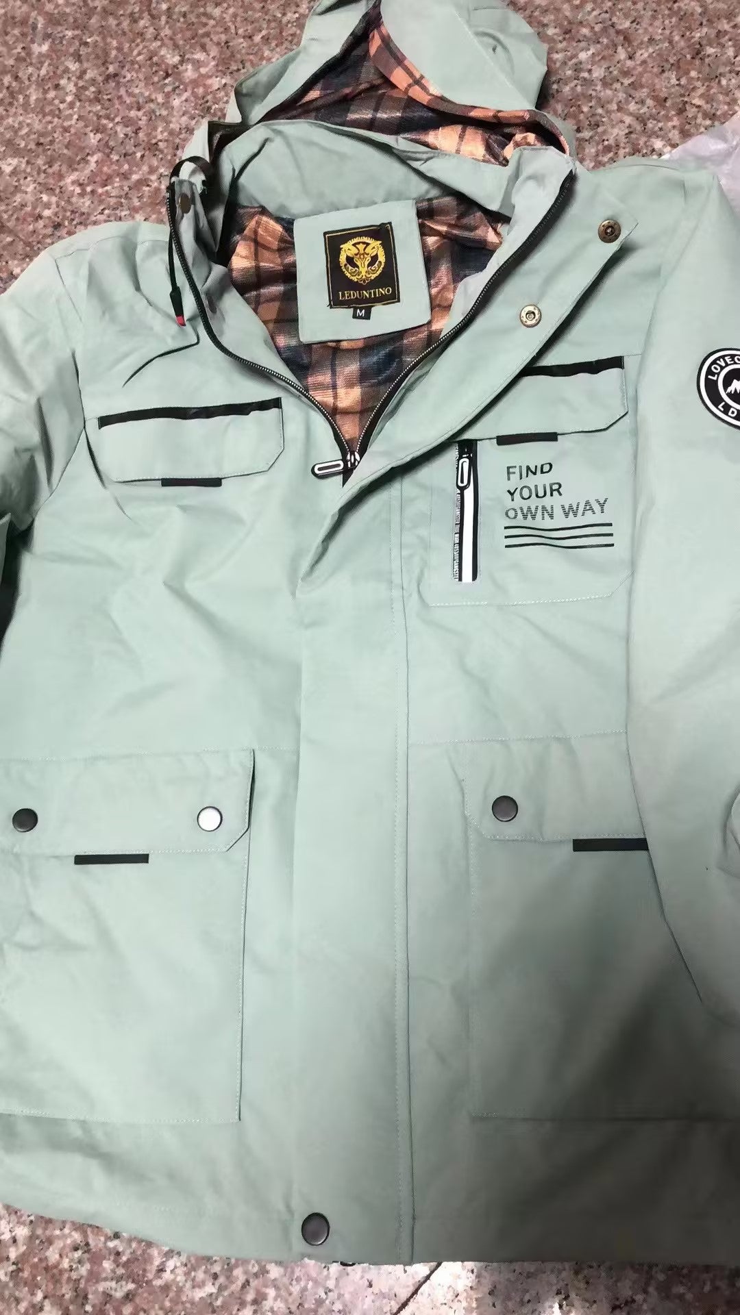 Men's Hooded Parka — Windproof Multi-Pocket - view 13