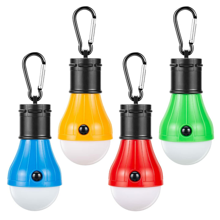 Portable LED Camping Lantern 4 Pack Emergency Hiking Light
