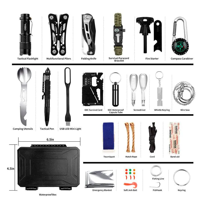 60-in-1 Emergency Survival Gear Kit - view 6