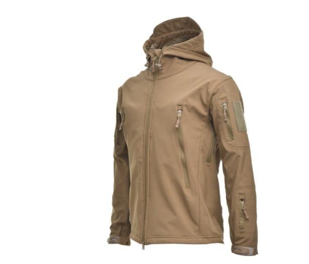 Men Camouflage Tactical Jacket Waterproof Warm Windproof Outdoor Hooded
